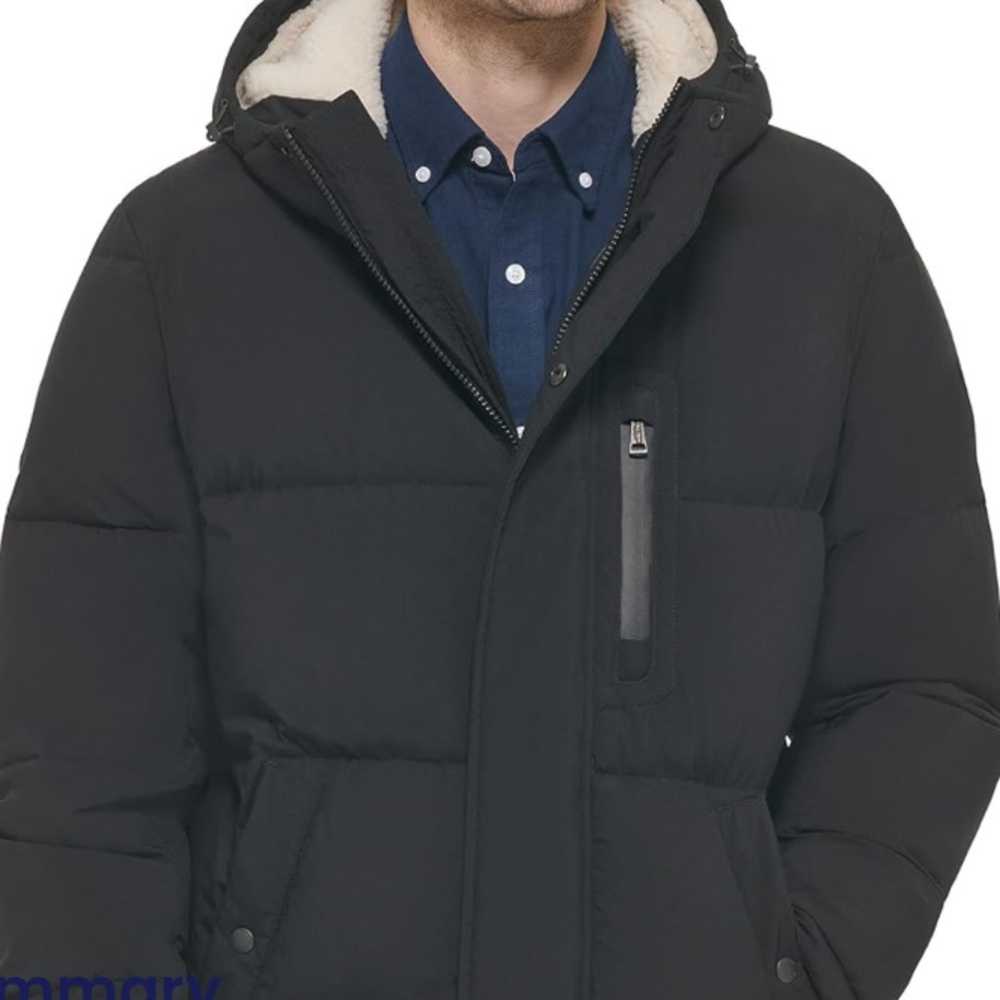 Men’s Large Cole Haan Men's Hooded Puffer NWT $195